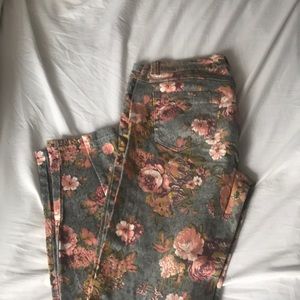 Denim Blvd Floral Jeans